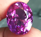 A++ NATURAL Ceylon Purple Sapphire Oval Cut Loose GIE Certified GEMSTONE 55 Ct