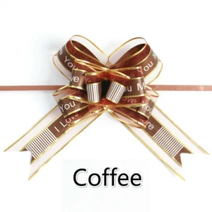 10 X Bow-knot Pull Bows Packaging Gift Wedding Car Birthday Party Decor DIY Blue - Picture 1 of 15