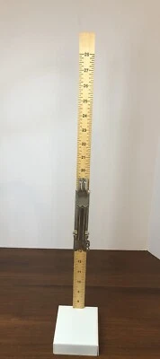 Vintage Wooden Adjustable Skirt Hem Marker Measurer Ruler  Sewing Tool - Image 1 of 4