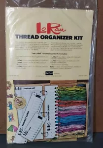 LoRan Vintage Sigillato 1979 Kit Organizzatore Filo Punto Croce Raccoglitore Carte Ordinatore - Foto 1 di 5