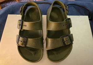 Correas de goma verde Birkenstock Arizona Essentials para niños talla 28 10 - Imagen 1 de 4