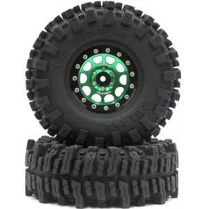 2Stk 1.9 Mud Slingers Reifen Super Grip Tires 120mm & Alloy 1.9 Beadlock Felgen - Bild 1 von 7