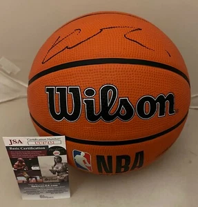 Evan Fournier New York Knicks signed NBA Basketball Ball autographed 2 JSA - Picture 1 of 4