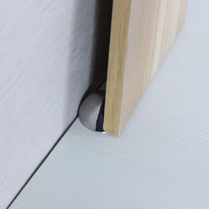 Bodentürstopper Türstopper Edelstahl mit Gummipuffer mit Metallschrauben 4 Stück - Bild 1 von 7