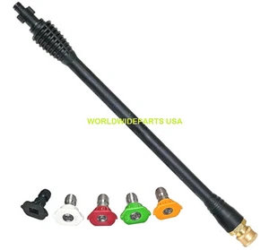 Ryobi OEM 308494075 replacement pressure washer spray wand & 5 Nozzles - Picture 1 of 1