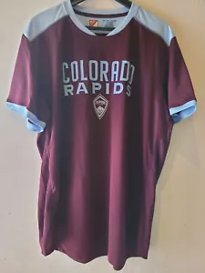 Adidas MLS Colorado Rapids Team Jersey Burgundy sz M - Picture 1 of 3