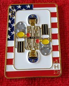 CALIFORNIA HIGHWAY PATROL MOTOR OFFICER LEGO CARD COIN (ELA CHP LAPD POLICE) - Picture 1 of 3
