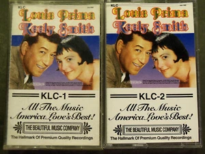 LOUIS PRIMA & KEELY SMITH - Tapes 1 & 2 - cassettes - Play Tested - Picture 1 of 12