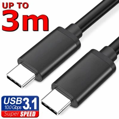 USB 3.1 Type-C Male to USB C Male Sync Charging HD Cable Type C for MacBook Pro - image 1 of 4