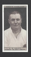 OGDENS - FAMOUS RUGBY PLAYERS - #1 A R ASLETT, RICHMOND