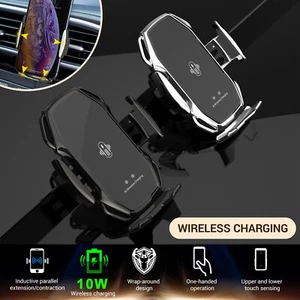 15W Auto Ladegerät KFZ Handy Halterung Induktions Clamping Wireless Charger - Zdjęcie 1 z 18