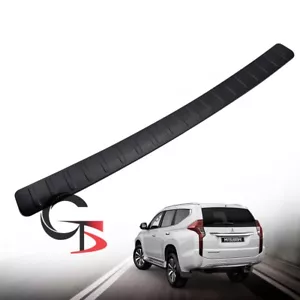 For Mitsubishi Pajero Montero Sport 16 17 18 Rear Bumper Step Cover Matte Black - Foto 1 di 3