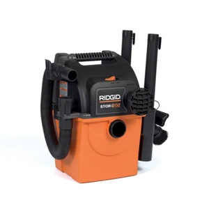 Ridgid Shop Vacuum Wet Dry Portable 5 Gal Wall-Mountable Filter Hose Accessories - Picture 1 of 10