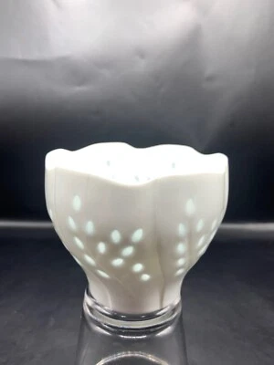MID CENTURY DANSK  RICE  GRAIN  SCALLOPED  BOWL- CANDLE   HOLDER - Image 1 of 4