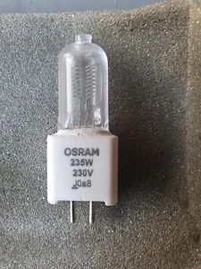 Osram 54460 GLF 230V 235W G5.3 Optical instrument lighting bulb Lowel Pro- Light - Picture 1 of 3