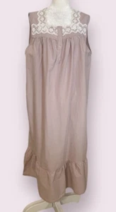 Ekouaer Women's House Dress Pink Nightgown Sleeveless Size XXL - Picture 1 of 8