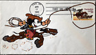 Bonnie Fuson Mickey Mouse Horse Riding Hand Painted Cachet Limited 1/20 FDC