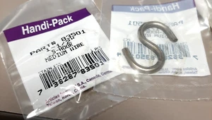 GANCHOS S 100 PC. Indi-Pack HEAVY DUTY 1-1/2" PULGADAS S GANCHO ACERO S-HOOKS Off M1 - Imagen 1 de 4