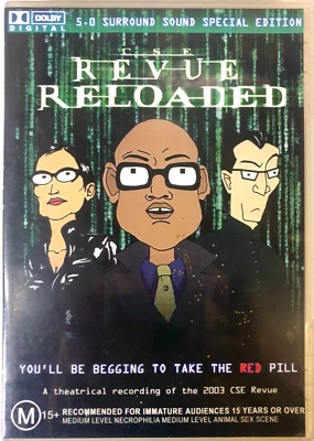 CSE Revue Reloaded DVD UNSW 2003 Theatrical Theatre Stage Play Sketch Comedy - Image 1 of 4