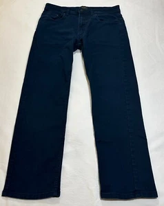 JACHS New York Jeans Mens 32x29 Blue Denim Stretch Dark Wash Preppy Straight Fit - Picture 1 of 12