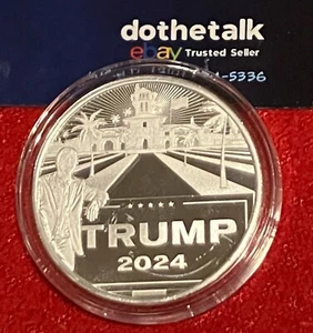 DONALD TRUMP MAR-A-LAGO 1 OZ SILBERMÜNZE RUND ** Celebrate 2025 EINWEIHUNG - Bild 1 von 2