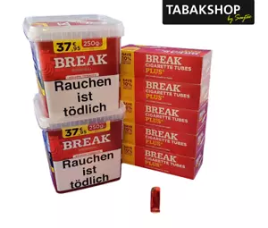 2 x 195g BREAK Original Volumentabak Eimer + 1000 BREAK Plus Hülsen - Bild 1 von 1