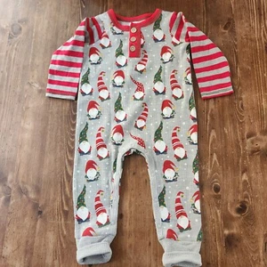 Mud Pie Christmas Santa Gnome Holiday 1 Piece 3-6 Months NEW - Picture 1 of 6