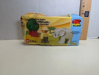 LEGO Duplo 2616 Elephant Safari Set 5 Pieces Zoo Animal Explorer 1996 Rare - Image 1 of 4