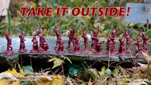 Armies in Plastic French & Indian War Northeastern Woodland Indians #2 1/32 54mm - Picture 1 of 7