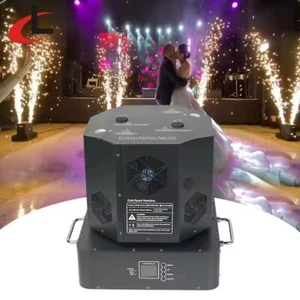 Máquina de chispas frías giratoria de doble cabezal móvil de rotación 360 de 1300 W - Imagen 1 de 8