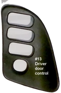 1991-99 Mitsubishi 3000GT/Dodge Stealth Driver Side Door Control Trim - Picture 1 of 2
