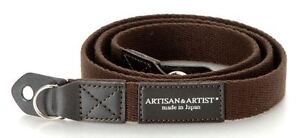 ARTISAN & ARTIST Old classic camera strap ACAM-102 Brown / Made in Japan ◇◇