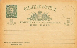 PAPELERÍA ANGRA/AZORES D. CARLOS I 10 REIS (2) - Imagen 1 de 1