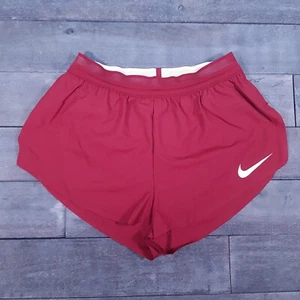 NIKE Pro Elite 2" Racing Shorts Mens Size SMALL Burgundy White Made in USA - Picture 1 of 8