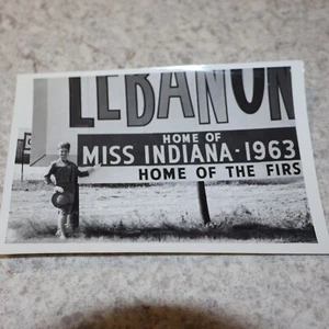 - Miss INDIANA (1963) ❤ Beauty Pageant Vintage Found Photo - Picture 1 of 4