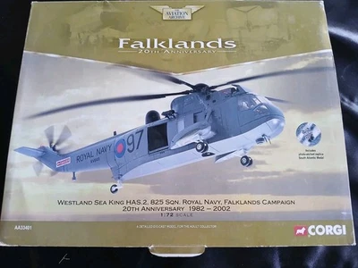 Corgi AA33401 Westland Sea King HAS.2 825 SQN. Royal Navy, Falklands Campaign - Image 1 of 4
