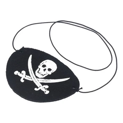 24pcs Pirate Eye Patch Skull Knife Pattern Tear Resistance Halloween Eye Patch⊹ - Image 1 of 4