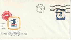 1396 July 1 1971 # 1396 FDC First Day Bradley Beach New Jersey - Picture 1 of 1
