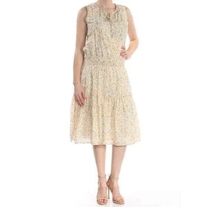 LRL Prairie Sommerkleid 8 Pastell Blumen Kittel Stufen Baumwolle Landhaus Fee Softgirl - Bild 1 von 9