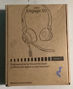 Jabra Engage 50 Stereo Wired Headset USB-C 5099-610-189 - Picture 1 of 3