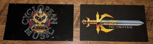 Kryst The Conqueror + Cyclopean Music Cards Doyle Fan Club misfits punk 1990 - Bild 1 von 2