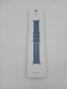 Google Pixel Watch 2 Leather Band Moondust Blue Small 137-170mm Round Sealed Box - Photo 1/5