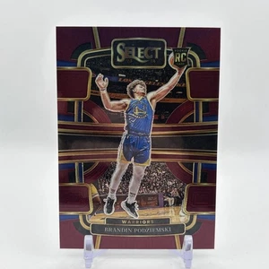 Brandin Podziemski 2023-24 Panini Select Maroon Concourse Rookie /175 RC #93 - Picture 1 of 2