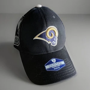 Neu ST LOUIS LA RAMS Jugend Reebok Baseball Seitenlinie Kappe Mütze NFL Football nicht verstellbar - Bild 1 von 7