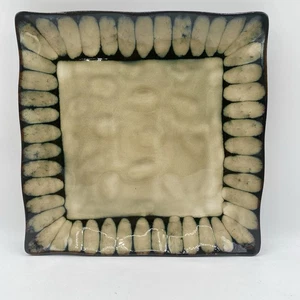 Pier 1 Serenity Square Stoneware Dinner Plate by Ironstone for Discontinued 10.5 - Picture 1 of 5