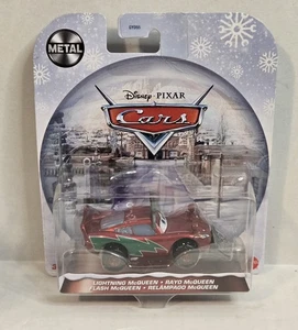 Disney Pixar Cars 1:55 Lightning McQueen Winter Diecast *New - Picture 1 of 5