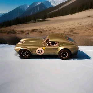 Shelby Cobra 289 Scalextric 132 Slot Car N E U mit Licht - Bild 1 von 8