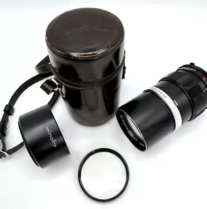 Minolta MC Tele Rokkor PF 135mm f/2.8 135mm Telephoto MF Lens From JAPAN w/Case - Picture 1 of 14