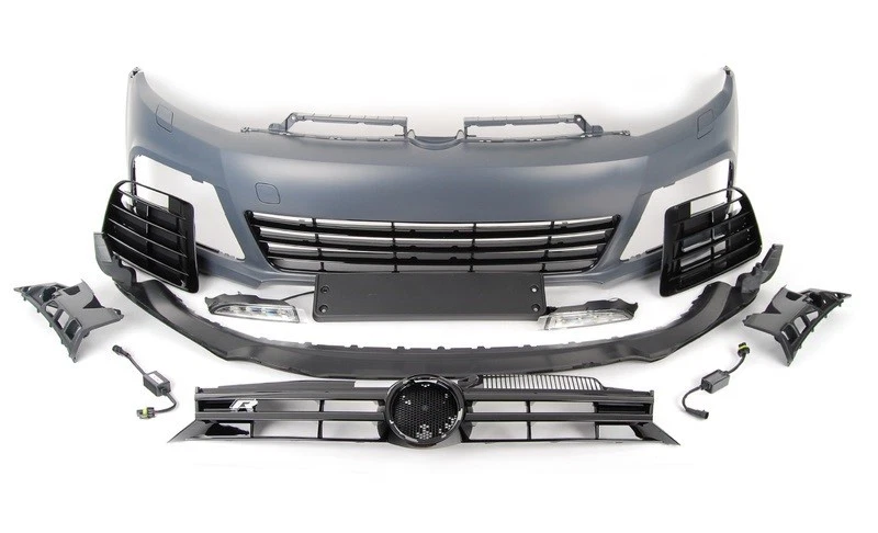 VW VOLKSWAGEN GOLF VI 6 R - line 2008 - 2013 Front Bumper Cover - Image 1 of 1