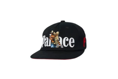 Palace Skateboards Howdy Gorra Negra Western Smoke Man 5 Paneles Foto 1 de 4